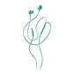 NGS Aricular Verde Estéreo Cable JACK 3.5 Mm - Miniatura 1