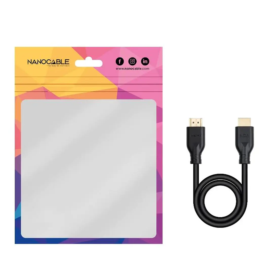 Nanocable Cable HDMI V2.0 4K@60HZ 18Gbps CCS 1.5 M 4