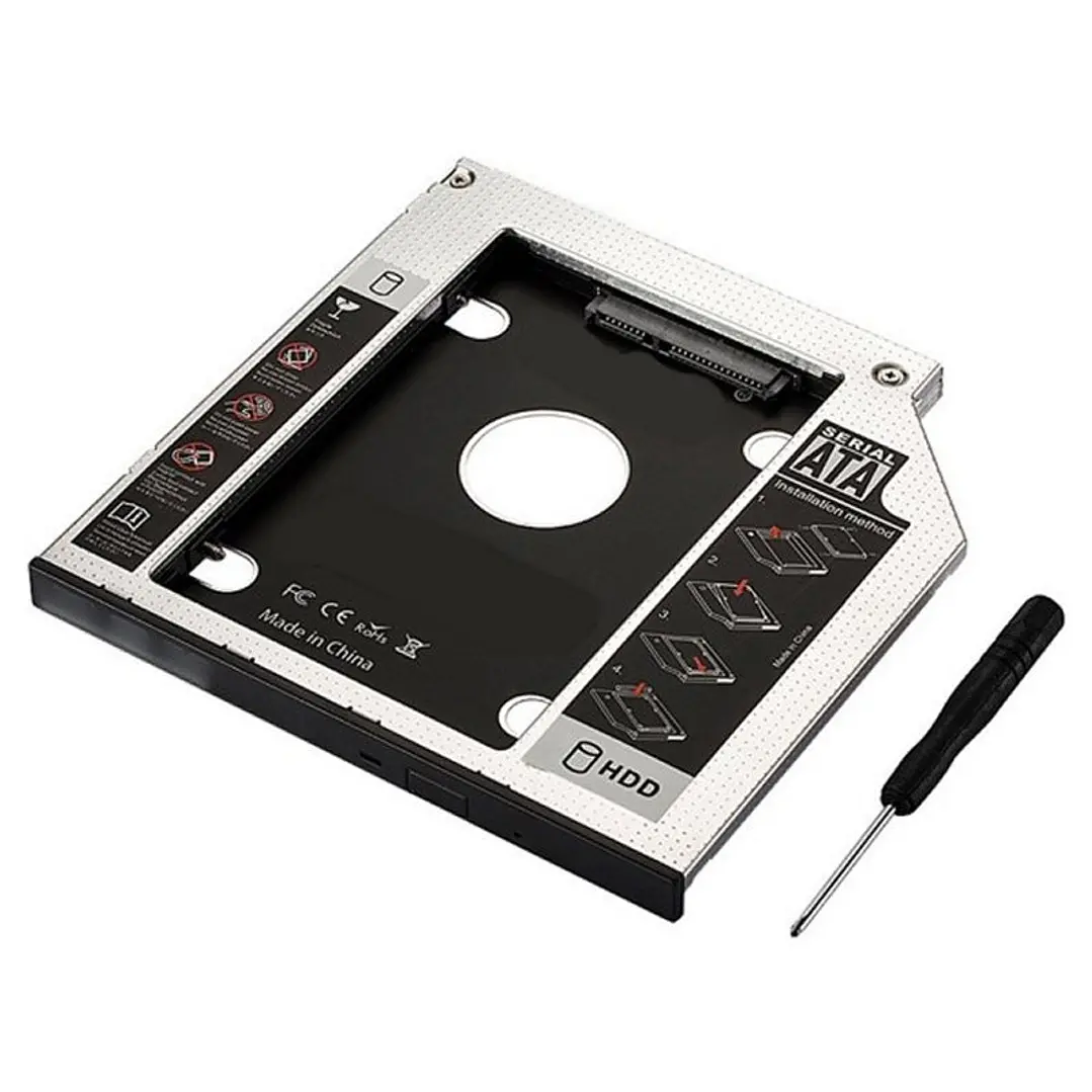 EWENT ADAP.HDD/SSD SATA PARA UNIDAD ÓPTICA 9.5mm 3