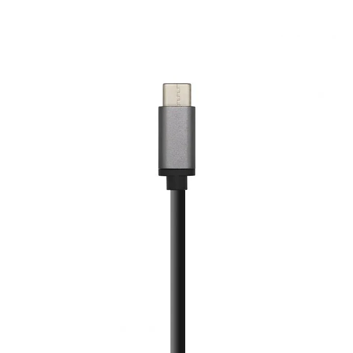 Aisens Hub USB 3.1 USB-C/M-4xTipo A/H gris, 15cm 2
