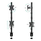 Tooq DB1233TNV-B Soporte mesa 2 brazos vertical - Miniatura 2