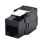 WP Keystone Cat. 6a UTP RJ45/Hembra  Negro - Miniatura 1