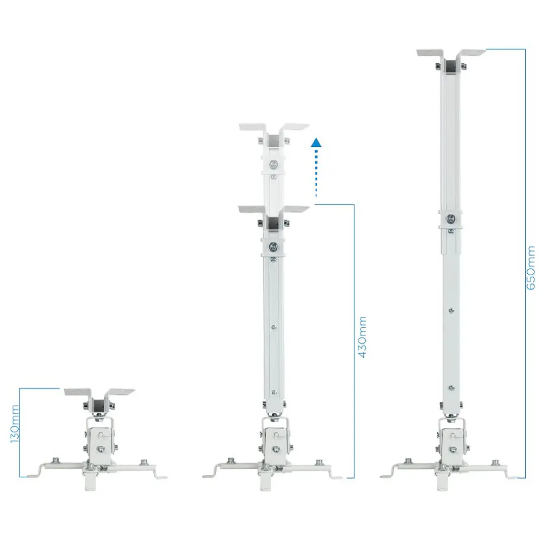 Tooq PJ2012T-W Soporte Proyector Techo Blanco 2