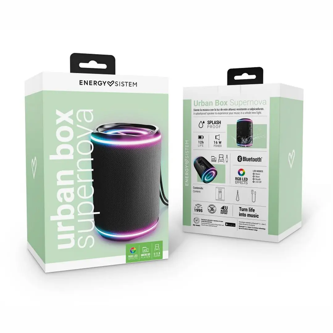Energy Sistem Urban Box Black Supernova 4