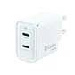 Coolbox Cargador Gan 35W USB-C/USB-C PARED - thumbnail 1