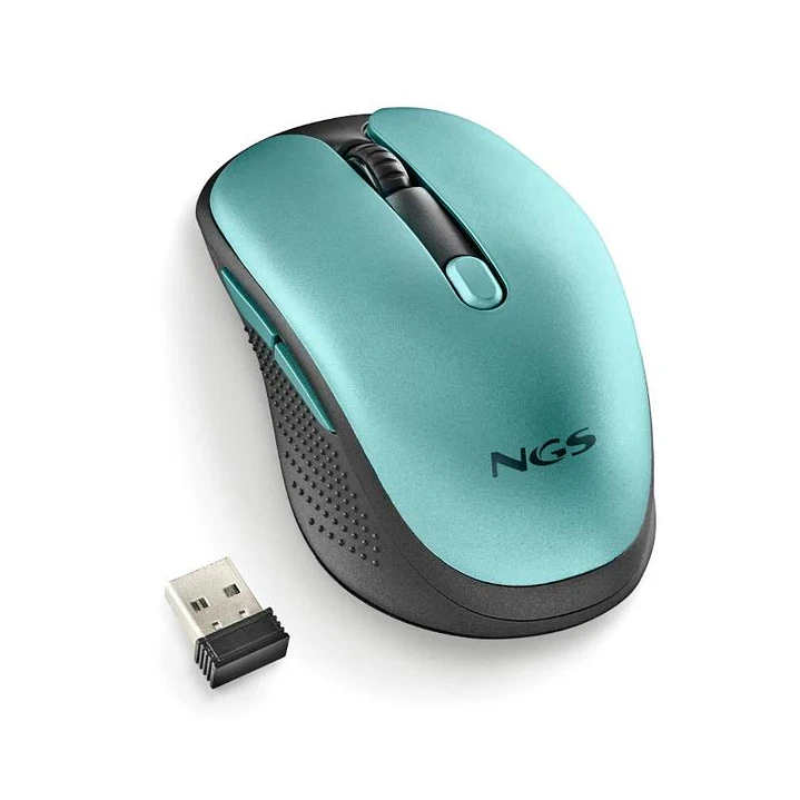 NGS Raton Inalambrico Recargable Silencioso Hielo 3