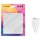 Nanocable Cargador 1 x USB 5V-2.1A Blanco - thumbnail 3