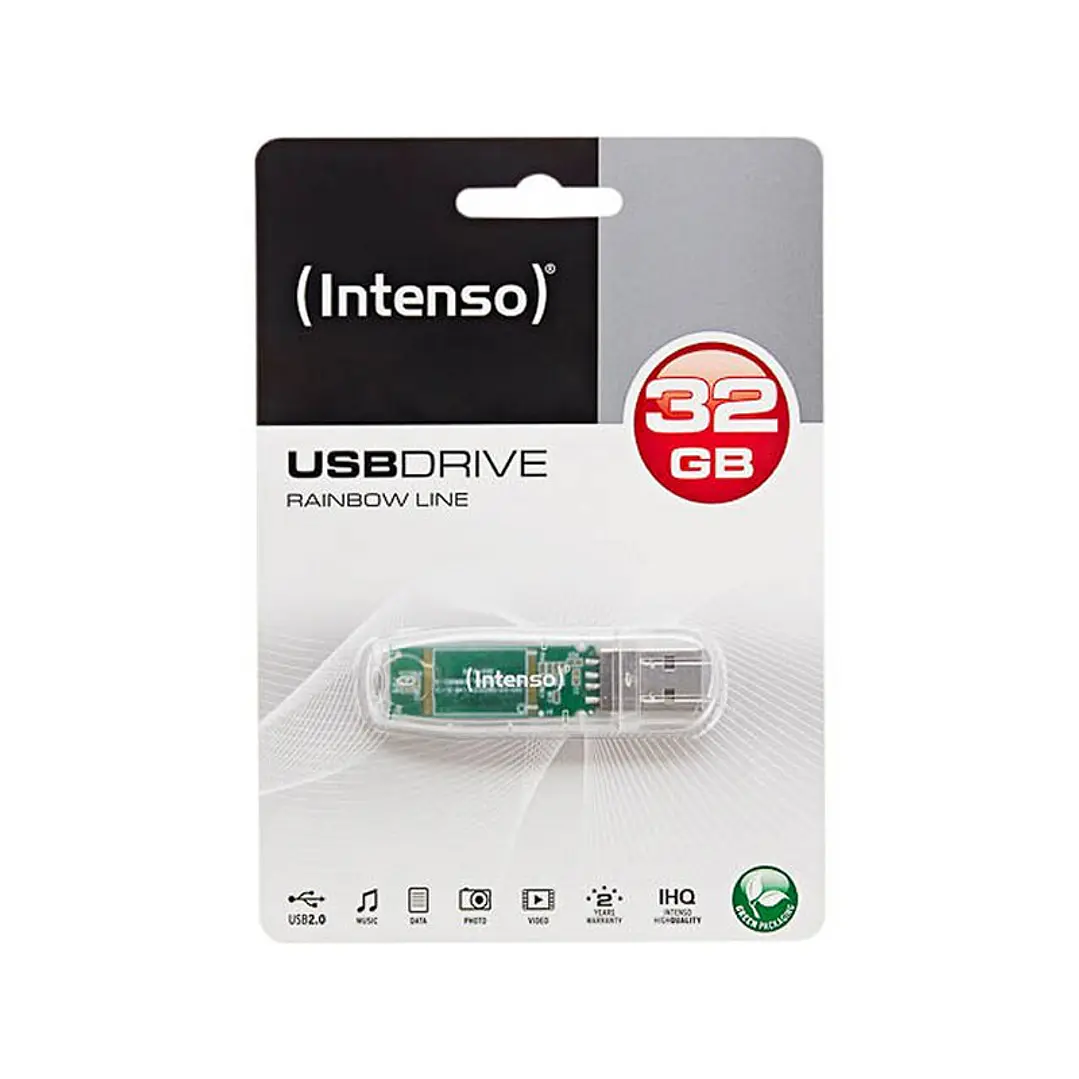 Intenso 3502480 Lápiz USB 2.0 Rainbow 32GB Transp 2