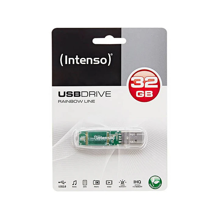 Intenso 3502480 Lápiz USB 2.0 Rainbow 32GB Transp 2
