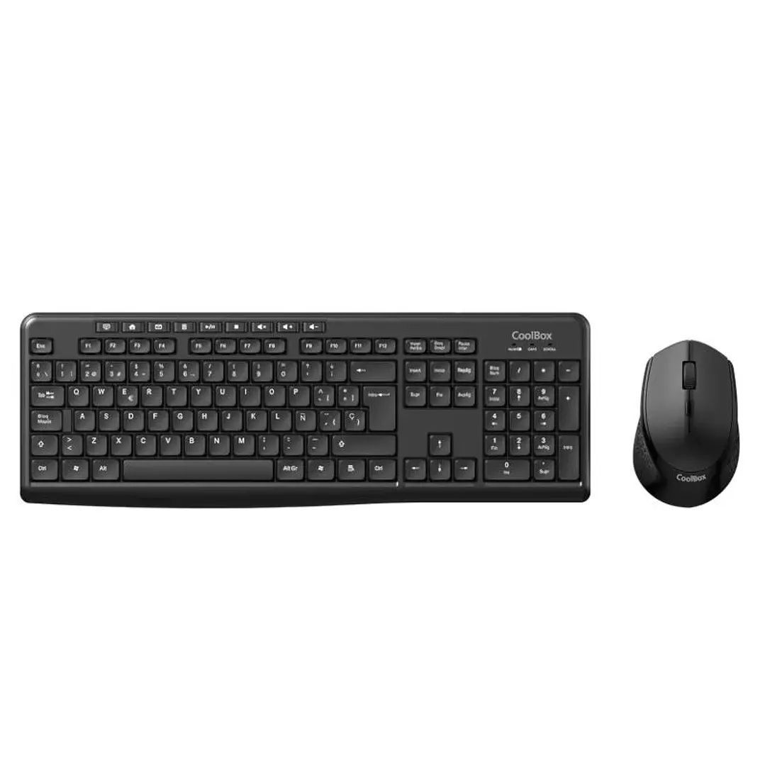 Coolbox Kit Teclado MM + Ratón Inalámbrico 2