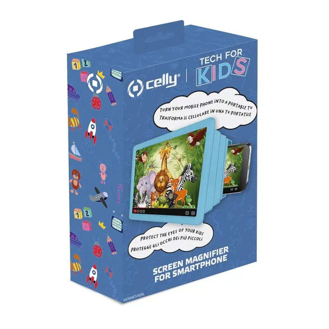 Celly amplificador de pantalla para niños Azul 3