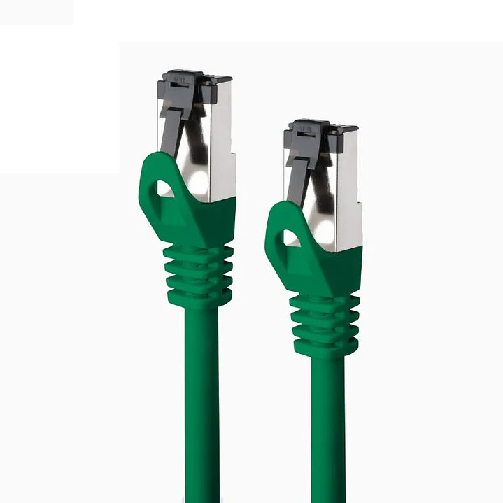 Nanocable Cable red Cat. 8.1 2GHZ SSTP Verde 0,30m 2