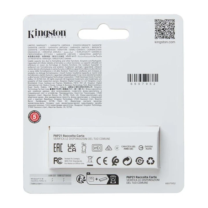Kingston DataTraveler Exodia S 512GB USB 3.2 Gen 1 2