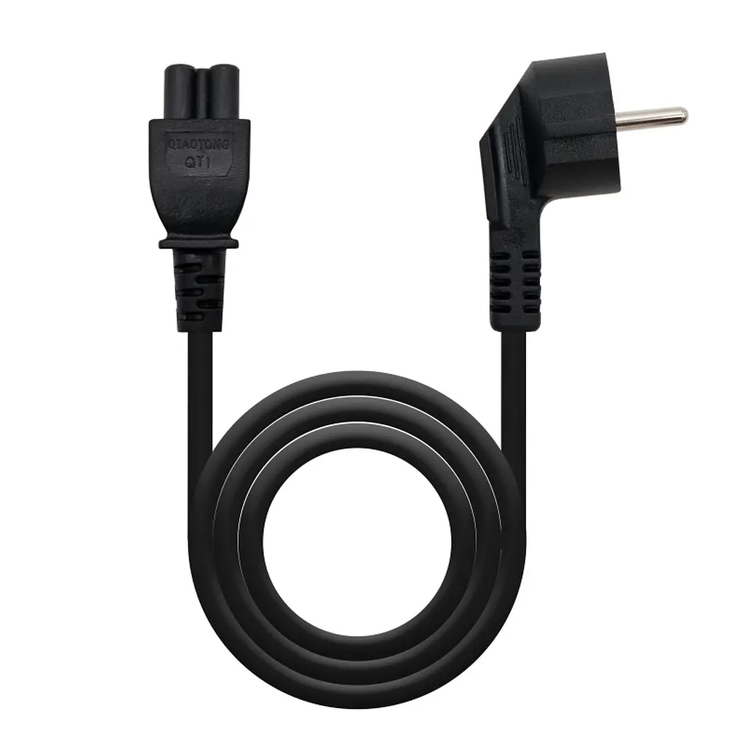 Nanocable Cable Alim. trébol, CEE7 /M-C5/H, 1.5m 1