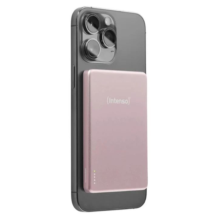 Intenso Powerbank MW5000 MagSafe Rosado 1