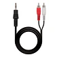 Nanocable Cable Audio Jack 3.5/M-2xRCA/M, 3 M - thumbnail 1