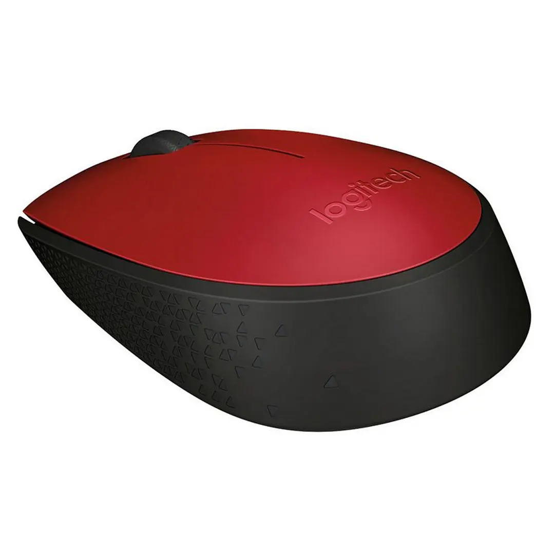 Logitech M171 Ratón Inalámbrico 1000 dpi Neg/Rojo 4
