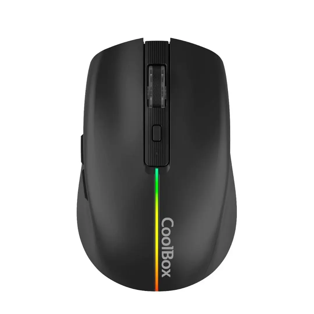 Coolbox Gaming Ratón  W01 1600DPI Inalámbrico Negr 1