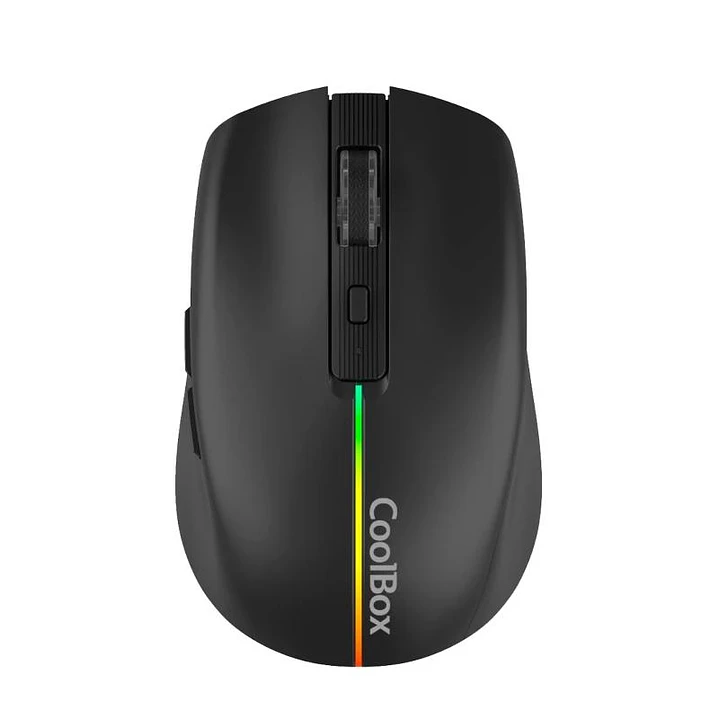 Coolbox Gaming Ratón  W01 1600DPI Inalámbrico Negr 1