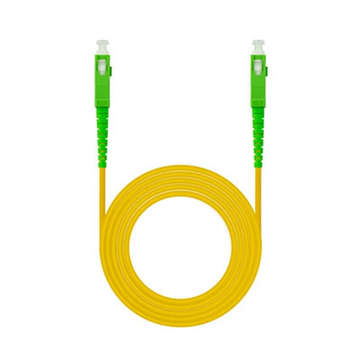 Nanocable Cable fibra SC/APC LSZH Amarillo 1m 1