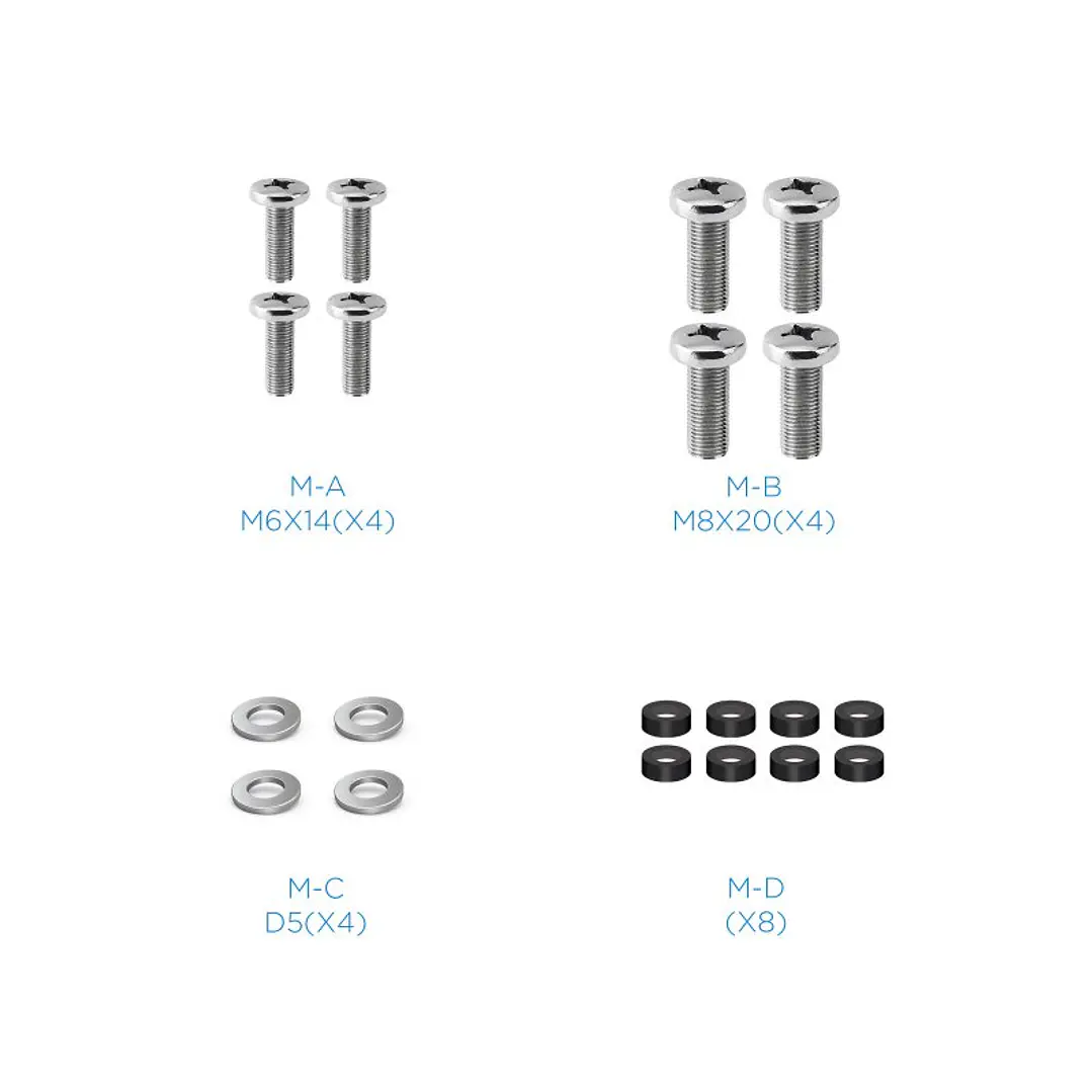 Tooq Adaptador VESA 200x200 para pantallas 23