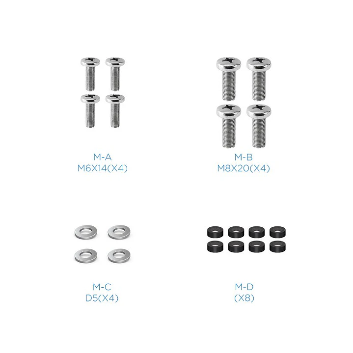 Tooq Adaptador VESA 200x200 para pantallas 23