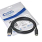 Nanocable Cable USB 3.1 Gen2 10Gbps3A USB-C/M-A/M - vignette 2