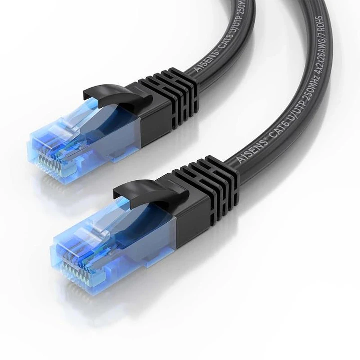 Aisens Cable RJ45 CAT.6 UTP AWG26 CCA Negro 10M 2