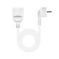 Nanocable Cable Alim. Alargador schuko blanco 5 M - Miniatura 2