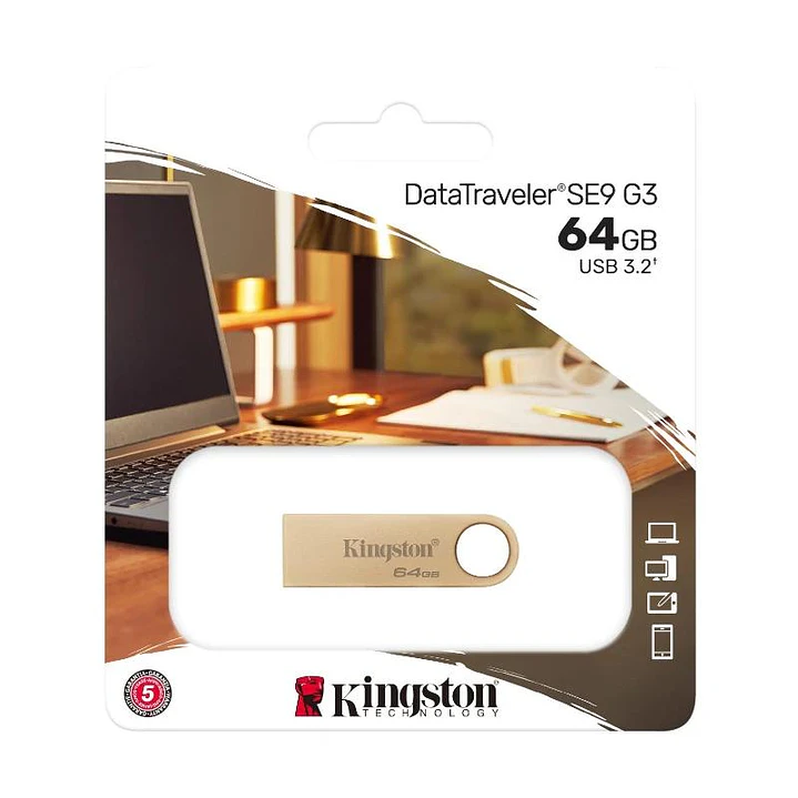 Kingston DataTraveler SE9 G3 64GB USB 3.2 Gen1 3
