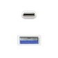 Nanocable Cable USB 3.1 Gen2 USB-C/A 1 M Blanco - Miniatura 3