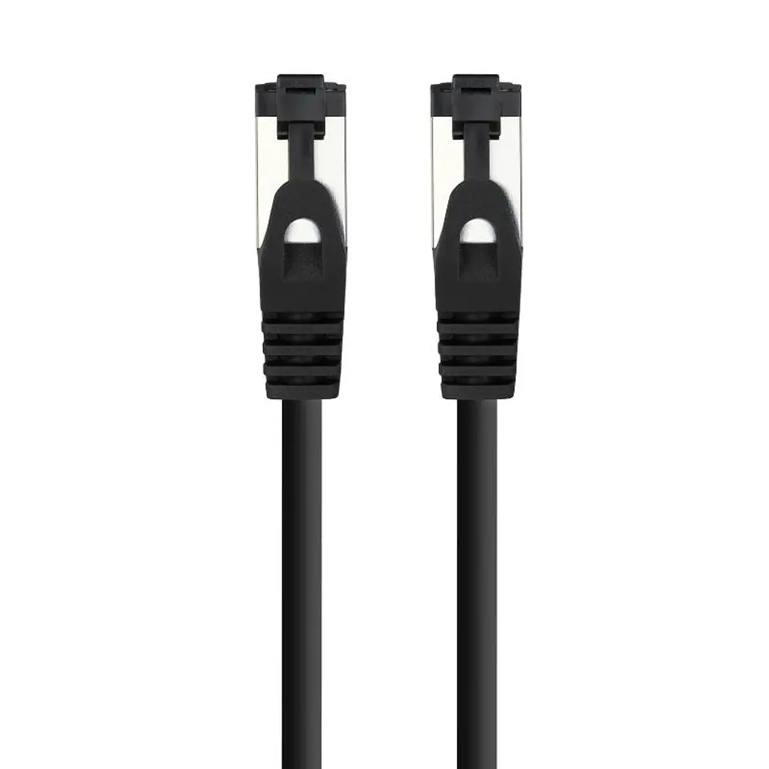 Nanocable Cable red Cat. 8.1 2GHZ SSTP Negro 0,25m 3