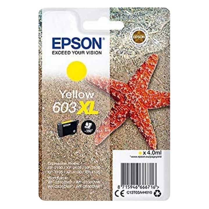 Epson Cartucho 603XL Amarillo 1