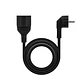Nanocable Cable Alim. Alargador schuko negro 2 M - vignette 2