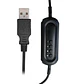 EWENT EW3568 Auricular USB+micrófono cable  2,1m - Miniatura 2