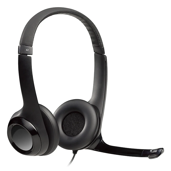 Logitech Auricular+Mic H390 USB Negro 1