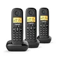 Gigaset Basic 100 Inalámbrico DECT Negro Trio - thumbnail 1