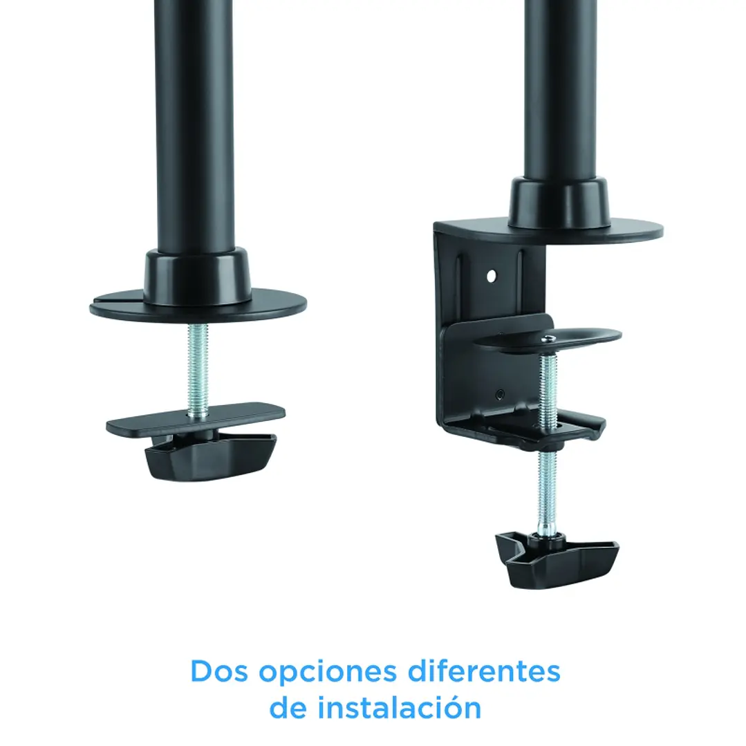 Tooq DB1327TN-B Soporte Monitor Mesa 3Brazos 13-27 2