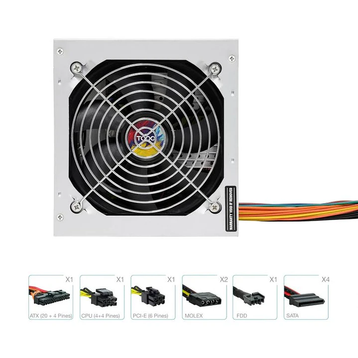 Tooq Fuente Alimentación TQAPOLO-550SP 550W 4
