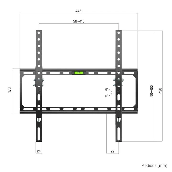 iggual SPTV15-L Soporte TV pared Incl 21