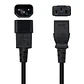 Nanocable Cable Alimentacion CPU, C13/H-C14/M, 3.M - Thumbnail 2