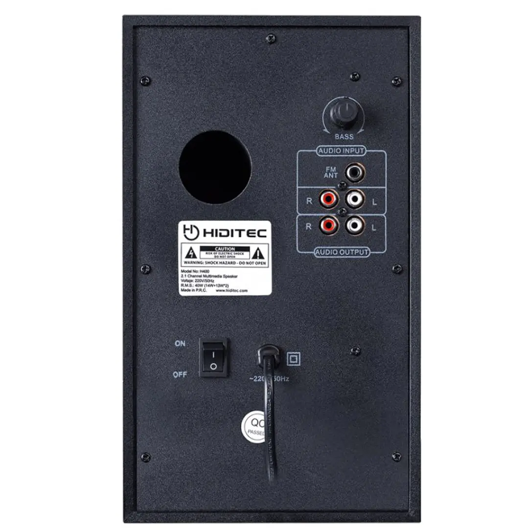 Hiditec Altavoz 2.1 H400 DARK EDITION 3