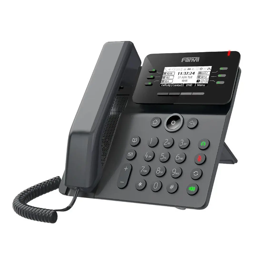 Fanvil V62G Teléfono IP básico Negro 2