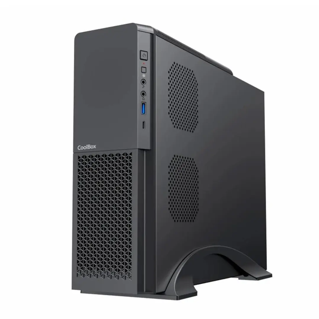 COOLBOX CAJA MATX T313 SLIM FTE.500GR-S 500W USB-C 2