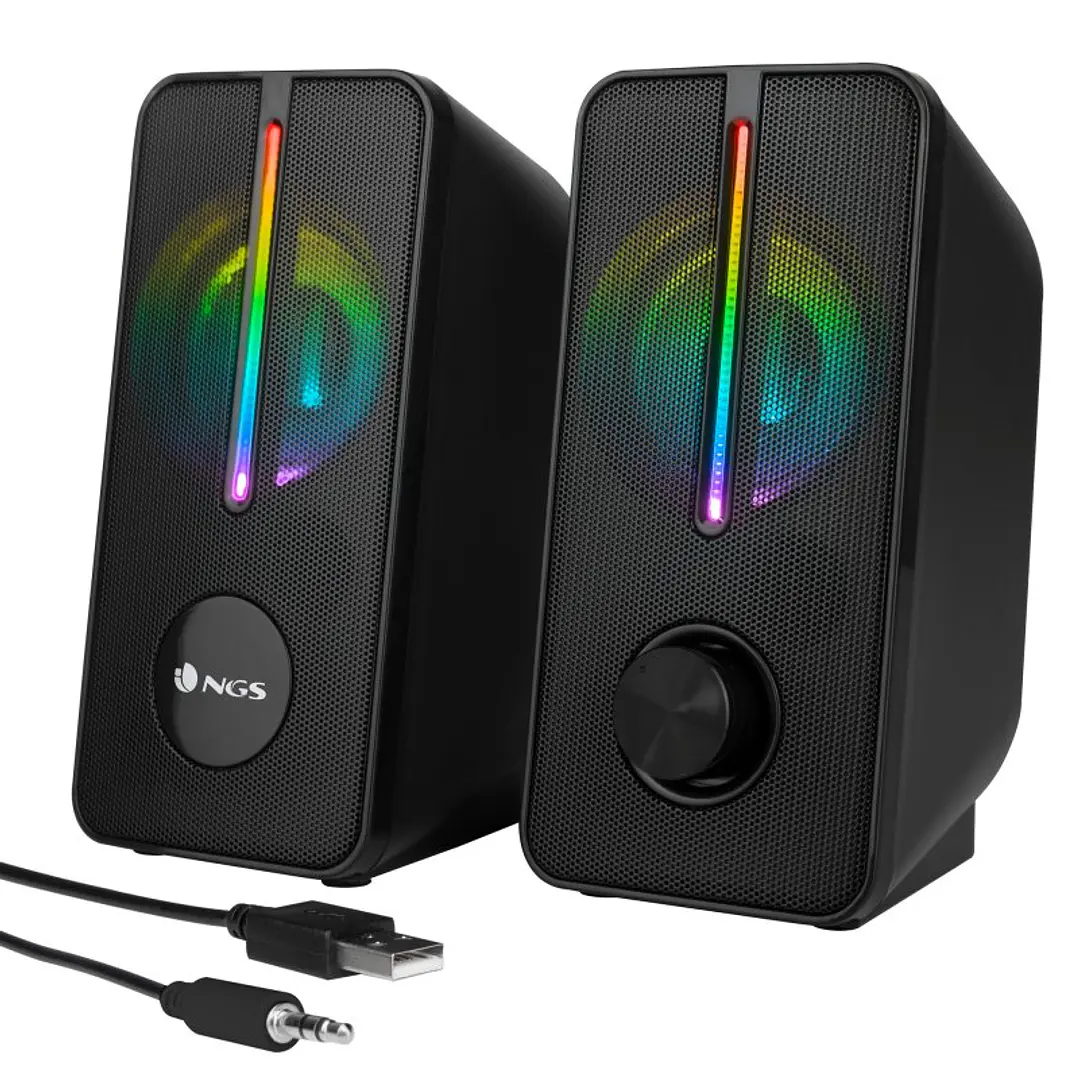 NGS Altavoces GAMING RGB 12W USB GSX-150 3