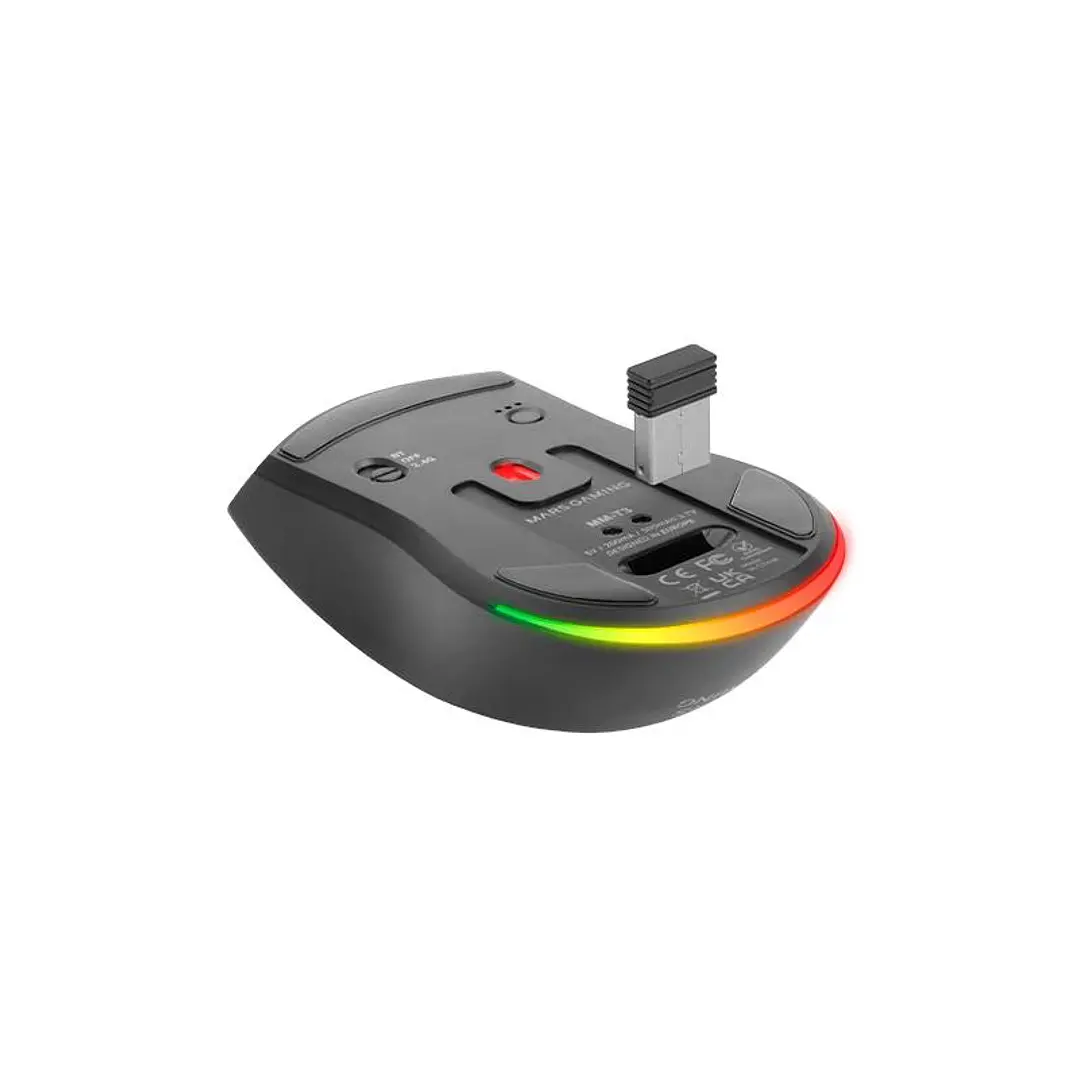 Mars Gaming Raton Ultraligero MMT3 blanco 2
