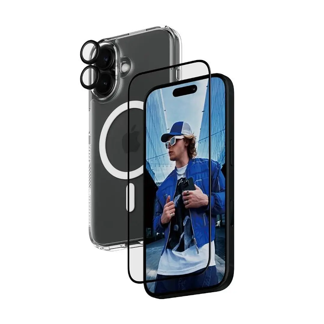 PanzerGlass 3-in-1 Bundle Proteccion iPhone 16 1