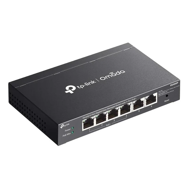TP-Link ES206GP Switch 4xGb PoE+ 2xGb 65W Desktop 4