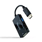 Nanocable Conversor DP a HDMI/DVI/VGA Negro 20 cm - Thumbnail 1