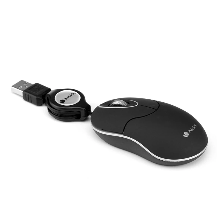 NGS Ratón Retráctil SINBLACK 1000dpi Negro 3